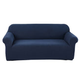 Water-Repellent Sofa Cover Stretch Couch Cover Slipcover Dark Blue