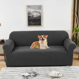 Water-Repellent Sofa Cover Stretch Couch Cover Slipcover Dark Grey