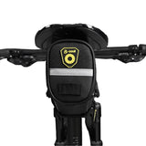 Bike Saddle Bag Under Seat Bike Bag with Reflective Strip Black