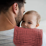 6Pcs 100% Cotton 50 x 25cm Baby Burping Cloths for Newborn Baby