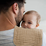 6Pcs 100% Cotton 50 x 25cm Baby Burping Cloths for Newborn Baby
