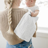 6Pcs 100% Cotton 50 x 25cm Baby Burping Cloths for Newborn Baby