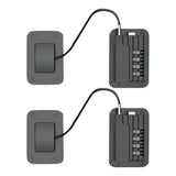 2Pcs Fridge Freezer Door Lock with Password for Refrigerator Cabinets Drawers