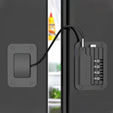 2Pcs Fridge Freezer Door Lock with Password for Refrigerator Cabinets Drawers