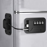 2Pcs Fridge Freezer Door Lock with Password for Refrigerator Cabinets Drawers