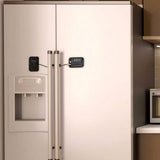 2Pcs Fridge Freezer Door Lock with Password for Refrigerator Cabinets Drawers
