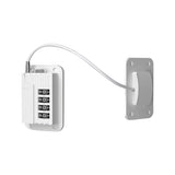 2Pcs Fridge Freezer Door Lock with Password for Refrigerator Cabinets Drawers White
