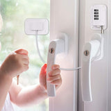 Proof Refrigerator Fridge Freezer Door Lock Security Password Locks White