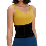 Waist Trainer Sweat Band Sport Waist Shaper Belt for Men Women Black