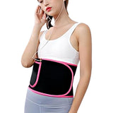 Waist Trainer Sweat Band Sport Waist Shaper Belt for Men Women Pink