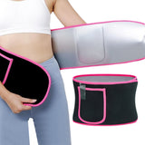Waist Trainer Sweat Band Sport Waist Shaper Belt for Men Women Pink