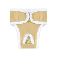 2Pcs Reusable Female Dog Nappy Diapers Hygiene Sanitary Pants Underpants Yellow