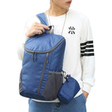 Foldable Travel Backpack Water-resistant Outdoor Sports Backpack Camping Hiking Bag Dark Blue