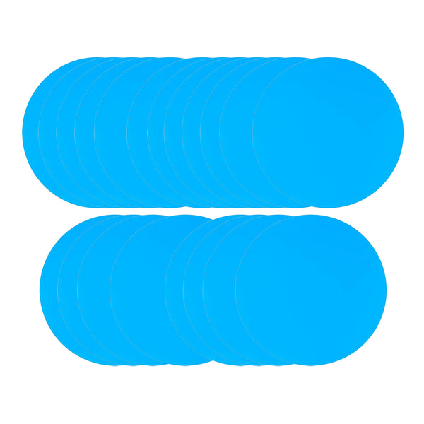 20Pcs PVC Repair Patch Waterproof Self-Adhesive PVC Pool Liner Repair Patch Round