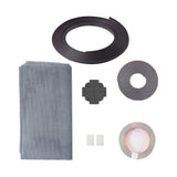 Adjustable DIY Magnetic Window Screen Fiberglass Mesh Screen Grey