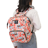 Multifunctional Mommy Bag Large Capacity Backpack Pink
