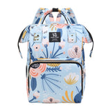 Multifunctional Mommy Bag Large Capacity Backpack Multicolor