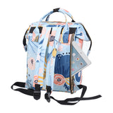 Multifunctional Mommy Bag Large Capacity Backpack Multicolor