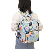 Multifunctional Mommy Bag Large Capacity Backpack Multicolor