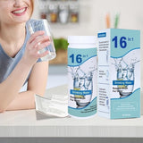 16 in 1 Drinking Water Test Kit Strips Home Water Quality Test for Tap Easy Use