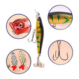 24 Days Fishing Lure Advent Calendar Christmas Countdown Fishing Baits Set