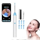 WiFi Visual Ear Wax Removal with Camera Ear Cleaner Tool Set White