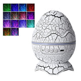 Dinosaur Egg Galaxy Star Projector Starry Light with Bluetooth Speaker White