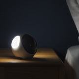 Wake-up Alarm Clock Voice-Activated Bedside Alarm Clock with Night Light White