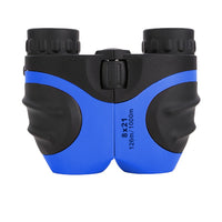 8X Magnification Kids Binocular Compact Shockproof Binoculars Blue