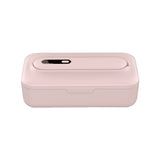 Portable UV Light Sanitizer Box Rechargeable Ultraviolet Light Disinfection for Phone Makeup Tool Pink