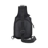 Outdoor Sport Chest Bag Sling Shoulder Bag for Men Black