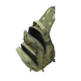 Outdoor Sport Chest Bag Sling Shoulder Bag for Men Green