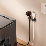 3Pcs Magnetic Cable Clips Self-Adhesive Cord Holder Under Desk Cable Management Wire Holder Black