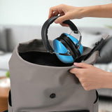 Noise Cancelling Earmuffs for Hearing Protection Security Headphone Blue