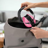 Noise Cancelling Earmuffs for Hearing Protection Security Headphone Pink