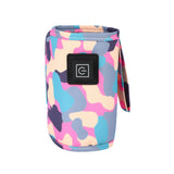 Travel USB Baby Bottle Warmer Milk Heater Bag Thermostat Portable Pouch Mixed Color