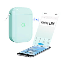 Portale Label Printer Wireless Bluetooth Label Maker Machine with Label Paper Green