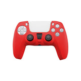 For SONY PlayStation PS5 Controller Protective Case Silicone Cover Case Red