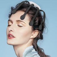 5-Mode Electric Head Scalp Massager Wireless Portable Vibration Octopus Claw Scalp Scratcher Black