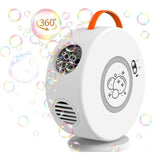 Portable Bubble Maker Electric Bubbles Machine Toy Outdoor Birthday Party Supplies White