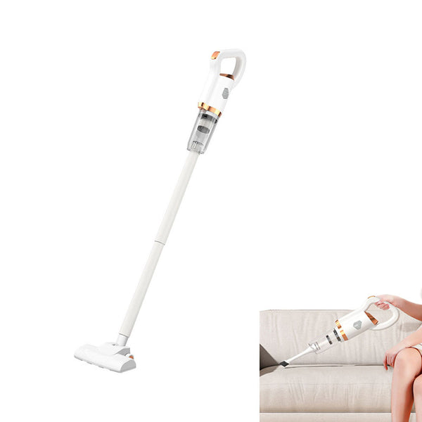 Cordless Electric Stick Vacuum Cleaner Handheld Vacuum Cleaner for Car Carpet Cleaning White