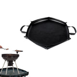 Camping Fireproof Mat Fire Pit Ember Blanket Flame Retardant Insulation Mat Firewood Bag