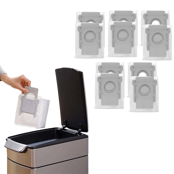 Set of 10Pcs Vacuum Bags Vacuum Dirt Disposal Bags for iRobot Roomba i3 i4 i6 i7 j7 i8 s9 Series