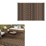 Geometric Pattern Floor Mat Camping Mat for Outdoor Patio Picnic Beach Style 2