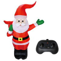 2.4G Remote Control Christmas Inflatable Santa Claus Musical Electric Xmas Garden Yard Party Decorations