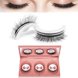 3 Pairs of  Eyelashes Self-Adhesive Multiple Reversible Glue-Free Reusable Fake Eyelashes