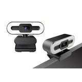 4K USB Webcam with Built-In Microphone Adjustable Light Plug and Play Webcam for Video Conferencing Streaming Online Teaching