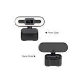 4K USB Webcam with Built-In Microphone Adjustable Light Plug and Play Webcam for Video Conferencing Streaming Online Teaching