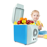 2-in-1 12V Mini Car Fridge 6L Small Electric Cooler and Warmer for Travel Camping