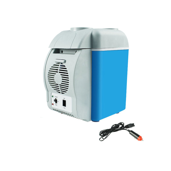 2-in-1 12V Mini Car Fridge 6L Small Electric Cooler and Warmer for Travel Camping